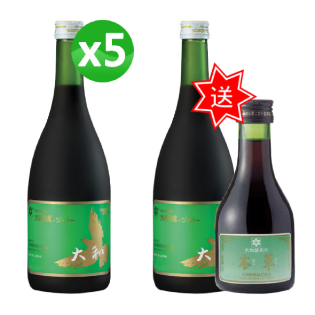 大和酵素 大和酵素原液 720ml 買5送1+贈180ml(隨機出貨)