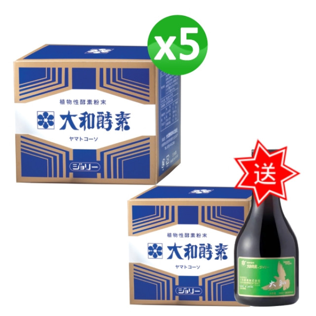 大和酵素 大和酵素粉末 買5送1+贈180ml(隨機出貨)