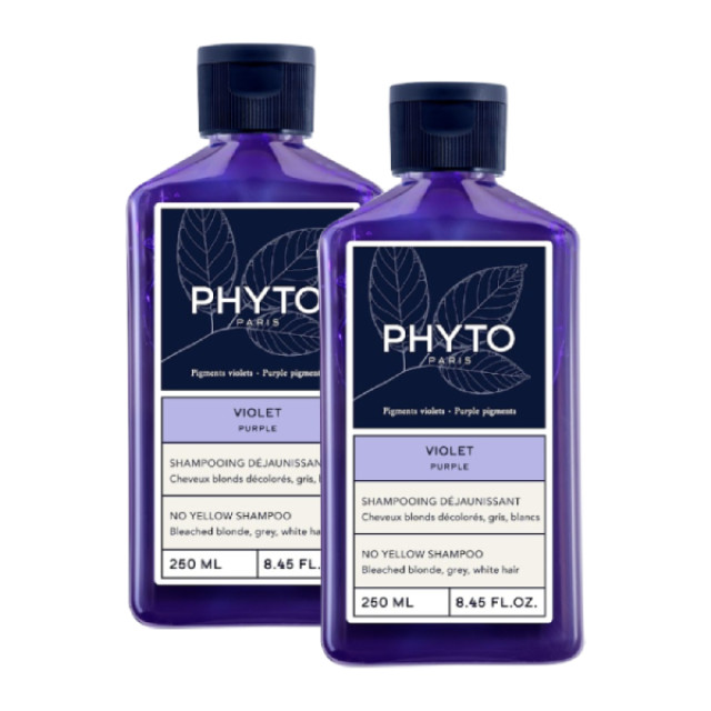 PHYTO髮朵 矢車菊強健亮澤洗髮精 2入組